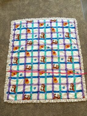 Vintage 48”x57” Winnie the Pooh Blanket